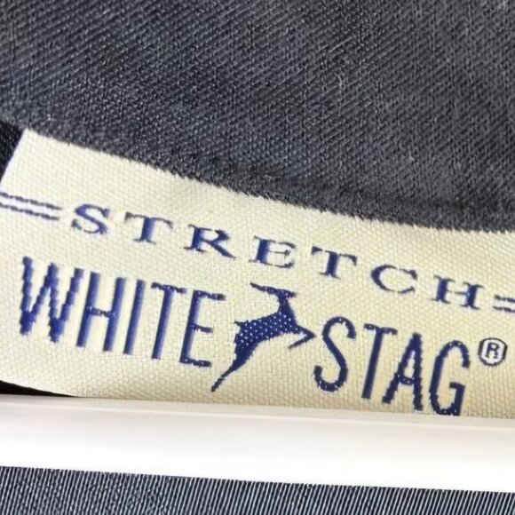 White Stag art to wear Y2K Feaux suede Black 70s patchwork Purple Stretch vest L - Picture 3 of 4